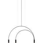 Estiluz Volta T-3536-w Pendel / / - Taklampor Aluminium Svart