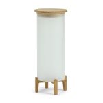 Ethimo Shake Golvlampa Xl Frostad - Utomhusbelysning Teak Vit