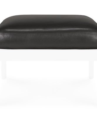 Ethnicraft Jack Dyna Till Jack Fotpall - Stolsdynor Läder Svart Läder