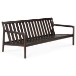 Ethnicraft Jack 2-sitssoffa Utan Dynor - 2-sitssoffor Mahogny Mörkbrun