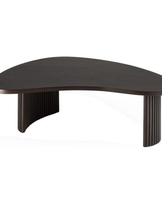 Ethnicraft Mahogany Boomerang Soffbord Mörkbrun 85x77x29 Cm - Soffbord Mahogny Dark Stained