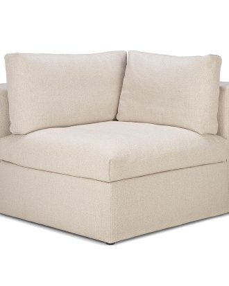 Ethnicraft Mellow Soffa Hörndel - Modulsoffor Bomull Off-White