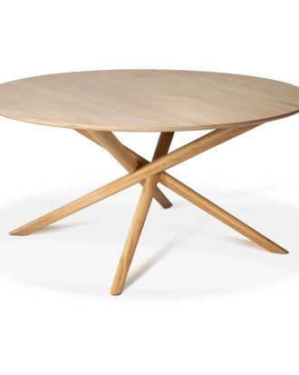 Ethnicraft Mikado Matbord Ø150 Cm - Matbord & Barbord Ek