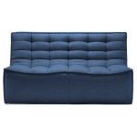Ethnicraft N701 Soffa 2-sits - 2-sitssoffor Polyester Blå