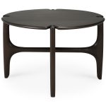 Ethnicraft Pi Soffbord Ø65 Cm - Soffbord Mahogny Mörkbrun