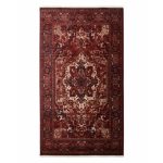 Agadir Medaljong röd - maskinvävd matta