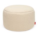 Fatboy Point Large Sherp Sittpuff - Sittsäckar & Sittpuffar Sherpa Ecru