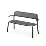 Fatboy Toní Bankski Bänk grå - Trädgårdssoffor & Bänkar Aluminium Antracit