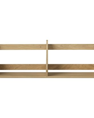 Fdb Møbler B5 Hylla Lackad Ek 80x21 Cm - Vägghyllor & Väggskåp Massiv Ek Mattlackerad Ek