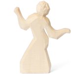Ferm Living Anna Handsnidad figur Natur - Dekorativa Accessoarer Trä Beige