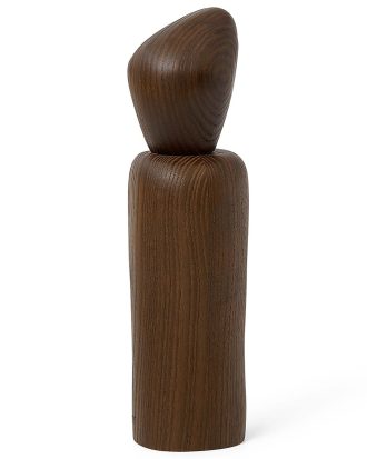 Ferm Living Cairn Kvarn 21 Cm - Kryddkvarnar Karboniserad Ask Mörkbrun