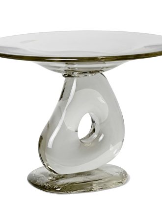 Ferm Living Damo Centrepiece Serveringsfat - Skulpturer Munblåst Glas Klar