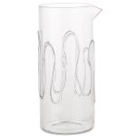 Ferm Living Doodle Karaff - Vattenkaraffer & Vattenkannor Glas Klar