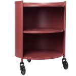 Ferm Living Eve Sidobord - Sängbord Stål Mahogany Red