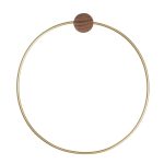 Ferm Living Brass Handdukshängare - Handdukshållare Ek Mässing