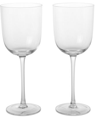 Ferm Living Host Vitvins 2-pack - Vinglas Glas Klar