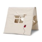 Ferm Living Kids Mini Ladybird Embroidered Tält 30 x 30 Cm - Leksaker Plast Natural