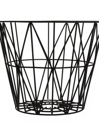 Ferm Living Kids Wire Korg M - Korgar Järn Svart