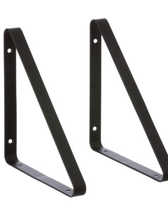 Ferm Living Metal Väggfäste 2-pack - Gavlar & Konsoler Metall Svart