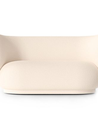 Ferm Living Rico Wool Boucle 2-sitssoffa - 2-sitssoffor Wool Bouclé Off-White