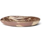 Ferm Living Ryu Fat Sand / 18,5 Cm - Uppläggningsfat Stengods Brun