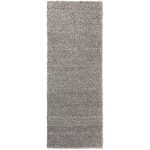 Ferm Living Slub Bouclé Matta 80x200 Cm - Plastmattor Återanvänd Plast Charcoal