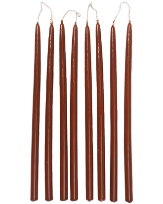 Ferm Living Spike Slim Ljus 28 Cm 8-pack Rostfärgad - Ljus Roströd