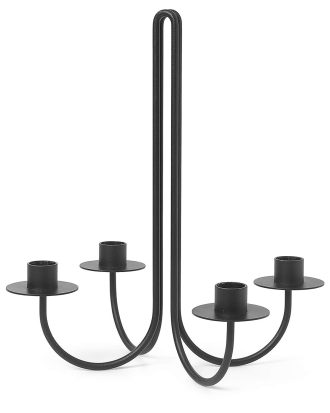 Ferm Living Sway Kandelaber Svart - Ljusstakar Järn