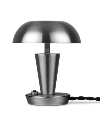 Ferm Living Tiny Lampa 14x12 Cm Nickelpläterat - Bordslampor Järn Stål