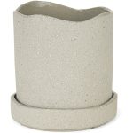 Ferm Living Uneru Kruka 13 Cm - Krukor Stengods Grå