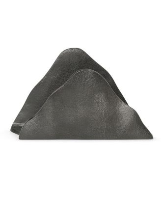 Ferm Living Yama Servetthållare Blackened Aluminium - Servetter & Tillbehör Gjuten Aluminium Svart