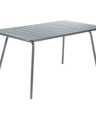 Fermob Luxembourg Bord 143x80 Storm Grey - Utebord & Trädgårdsbord Grå