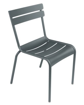 Fermob Luxembourg Stol - Balkongmöbler & Cafémöbler Pulverlackat Stål Storm Grey
