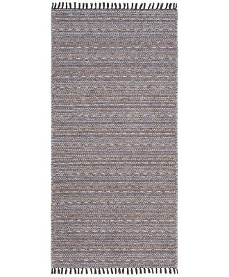 Tova blå - bomullsmatta