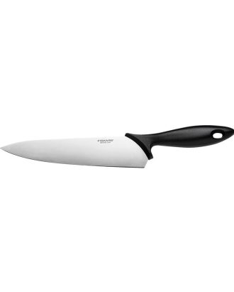 Fiskars Essential Kockkniv 21 Cm - Kockknivar Rostfritt Stål Svart