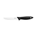 Fiskars Essential Tomatkniv 12 Cm - Grönsaksknivar Rostfritt Stål Svart