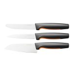 Fiskars Functional Form Knivset Favorit 3-pack - Knivset Plast Svart