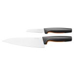 Fiskars Functional Form Kockkniv 2-pack - Kockknivar Plast Svart