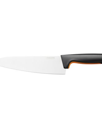 Fiskars Functional Form Kockkniv 20 Cm - Kockknivar Plast Svart