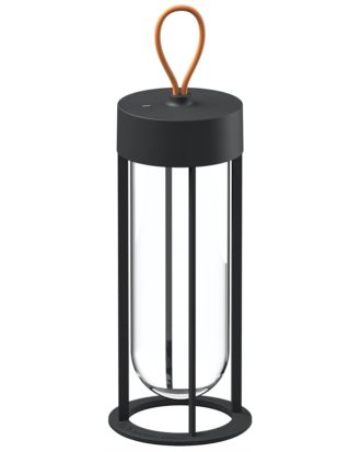 Flos In Vitro Unplugged Bordslampa - Utomhusbelysning Glas Svart