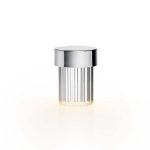 Flos Last Order Fluted Bordslampa - Bordslampor Mässing Rostfritt Stål