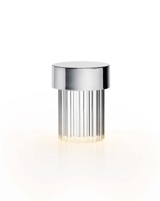 Flos Last Order Fluted Bordslampa - Bordslampor Mässing Rostfritt Stål