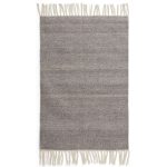 Formgatan Fringe Matta 200x300 Cm - Plastmattor Återvunnen Pet Grå