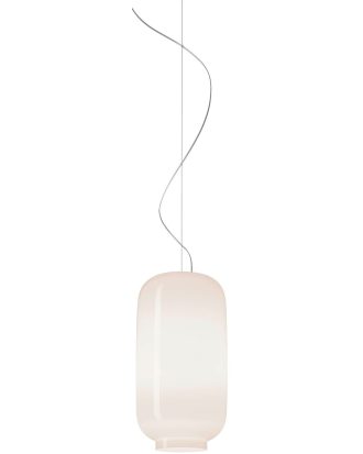 Foscarini Chouchin Bianco 2 Pendel Led - Taklampor Munblåst Glas Vit