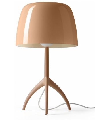 Foscarini Lumiere Nuances Piccola Bordslampa Med Dimmer - Bordslampor Aluminium Cipria