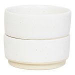 Frama Otto Skålar 2-pack Ø9,5 Cm - Dessertskålar Stengods Vit