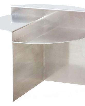 Frama Rivet Sidobord - Soffbord Obehandlad Aluminium