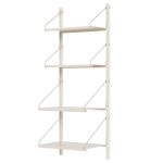 Frama Library Hylla 40x108 Cm - Hyllkombinationer Pulverlackat Stål Varmvit