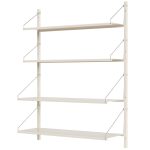 Frama Library Hylla 80x108 Cm - Hyllkombinationer Pulverlackat Stål Varmvit