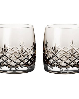 Frederik Bagger Crispy Aqua Dricksglas 2-pack Copal - Dricksglas Kristallglas Brun